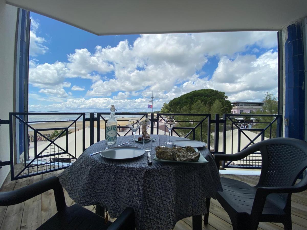 T2 Vue Exceptionnelle Sur Le Bassin D'Arcachon Appartement Andernos-les-Bains Buitenkant foto